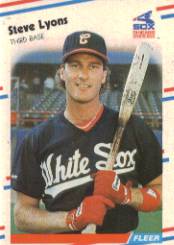 1988 Fleer Baseball Cards      405     Steve Lyons